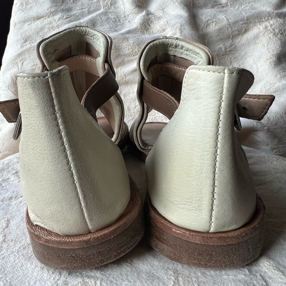 MIZ MOOZ Leather Sandal Found Linen Size 8 - Picture 4 of 6